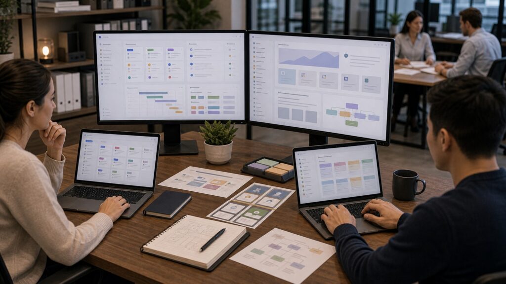 ClickUp vs Notion business comparison image