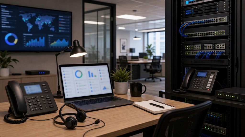 Cloud Phone Systems vs On-Premise PBX Systems business comparison image