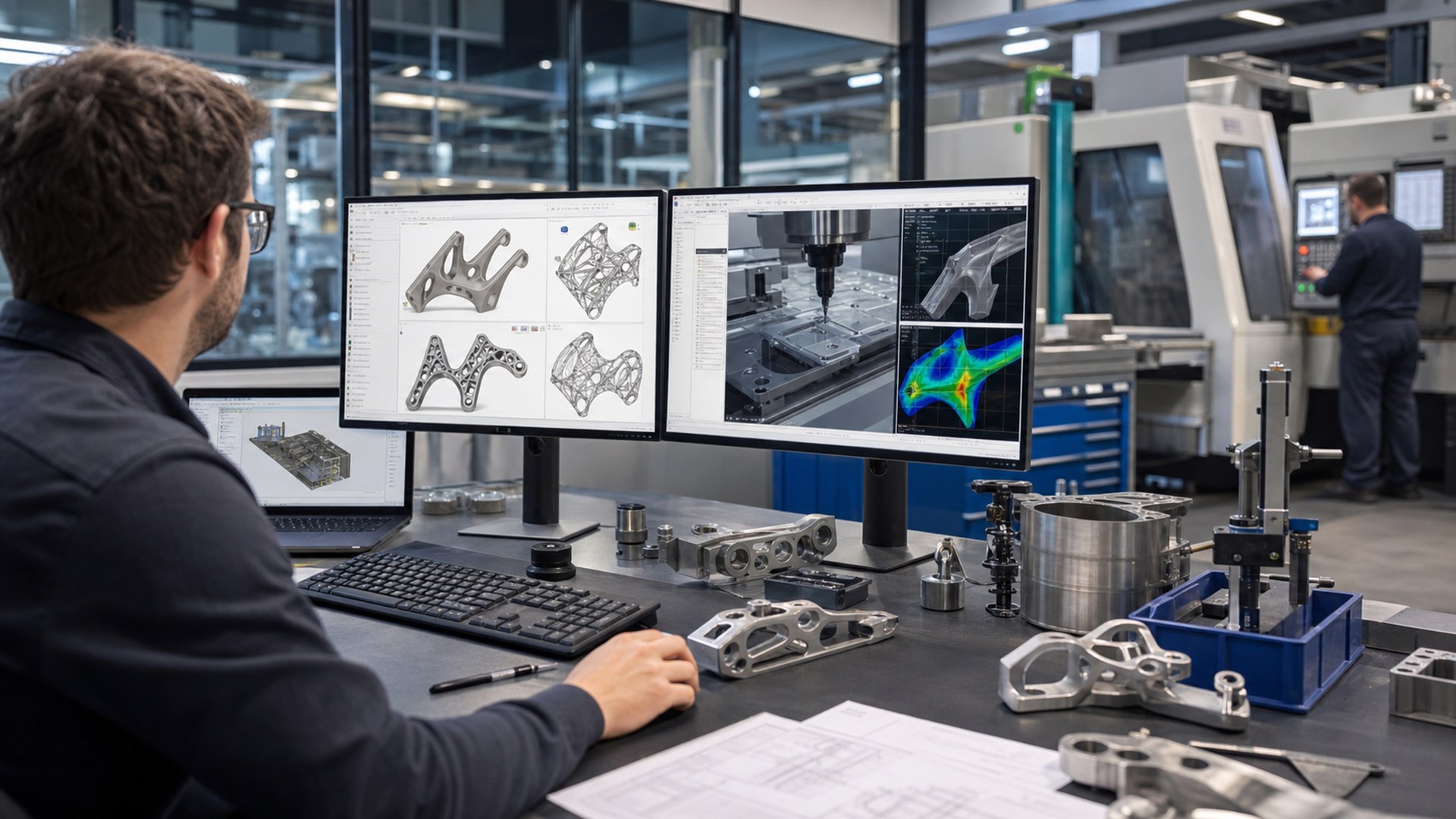 CloudNC CAM Assist AI tool for custom manufacturers editorial software concept