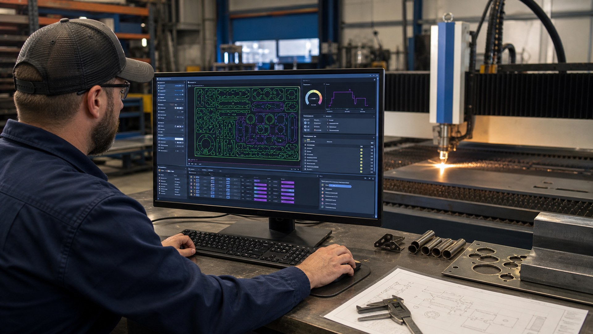 CutQuote AI tool for custom manufacturers editorial software concept