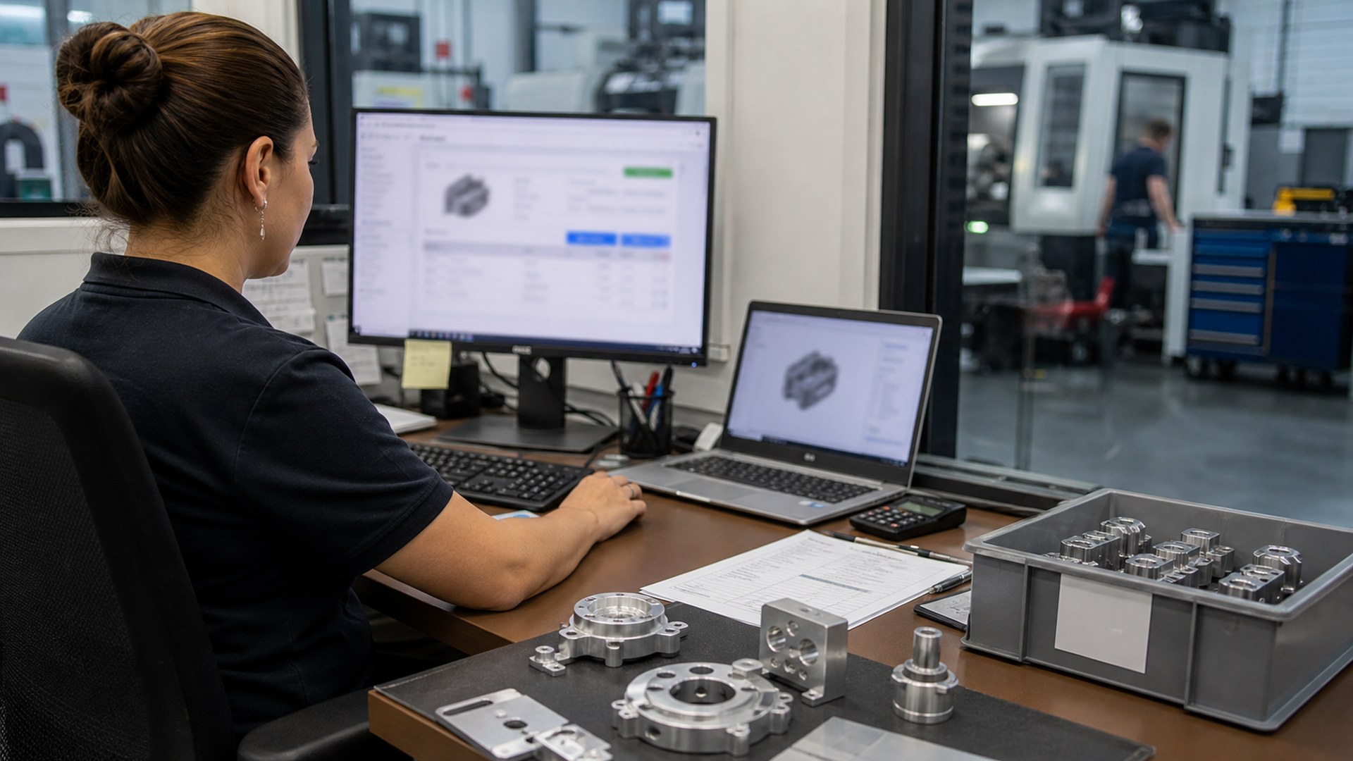 DigiFabster AI tool for CNC shops editorial software concept