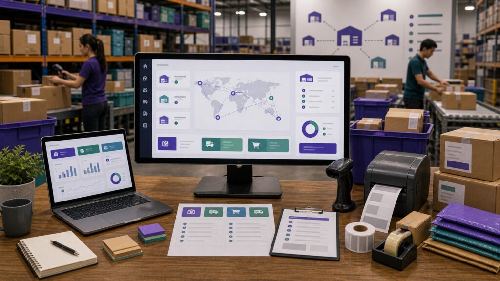 Distributed Fulfillment vs Centralized Fulfillment business comparison image