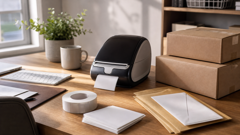 DYMO LabelWriter 550 premium editorial hero image