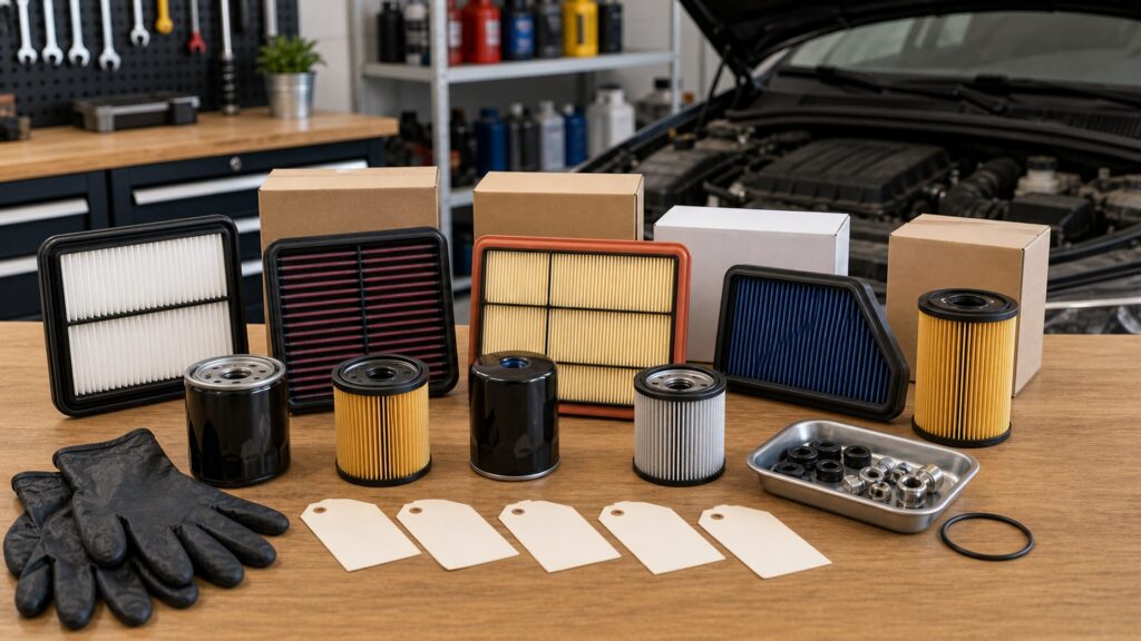 engine filters shopping setup for aftermarket part selection with practical vehicle-focused details
