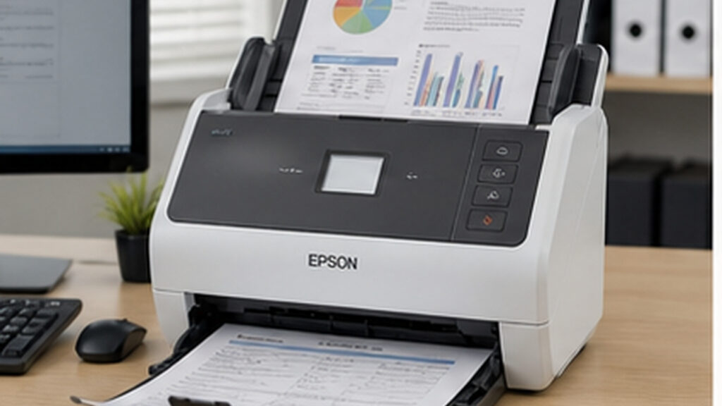 Epson DS-530 II ultra photorealistic replacement hero image
