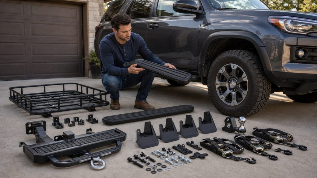 exterior accessories & protection shopping setup for truck and suv utility builds with practical vehicle-focused details
