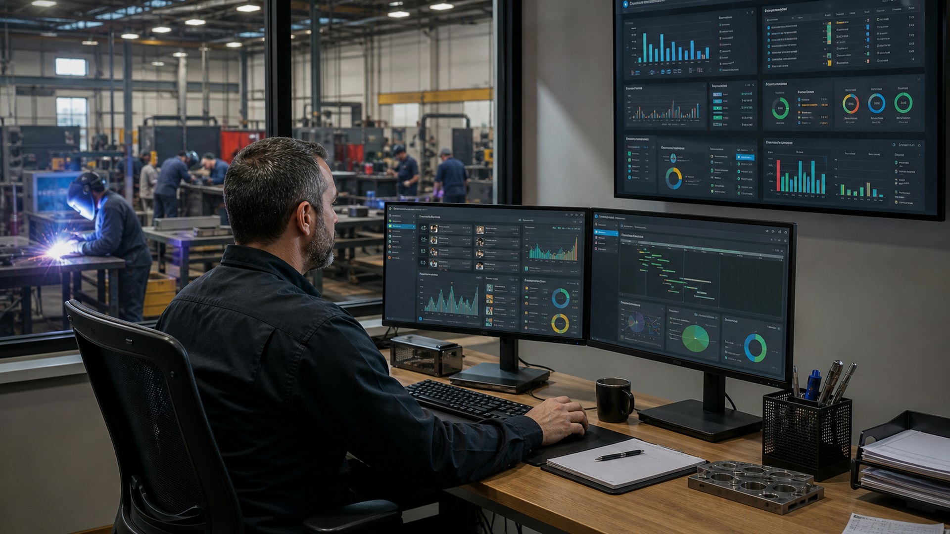 FabOps AI tool for custom manufacturers editorial software concept