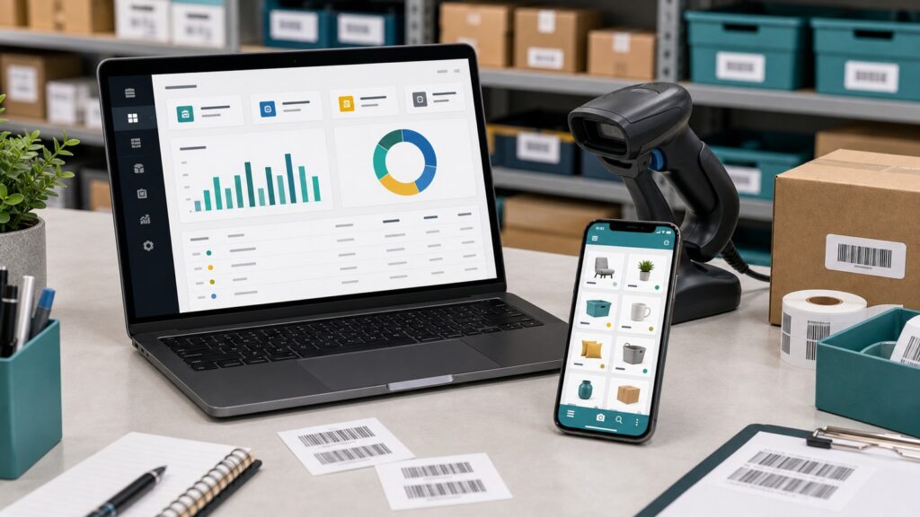 Fishbowl Inventory vs Sortly business comparison image