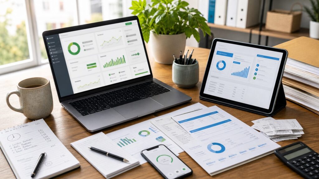 FreshBooks vs QuickBooks Online business comparison image