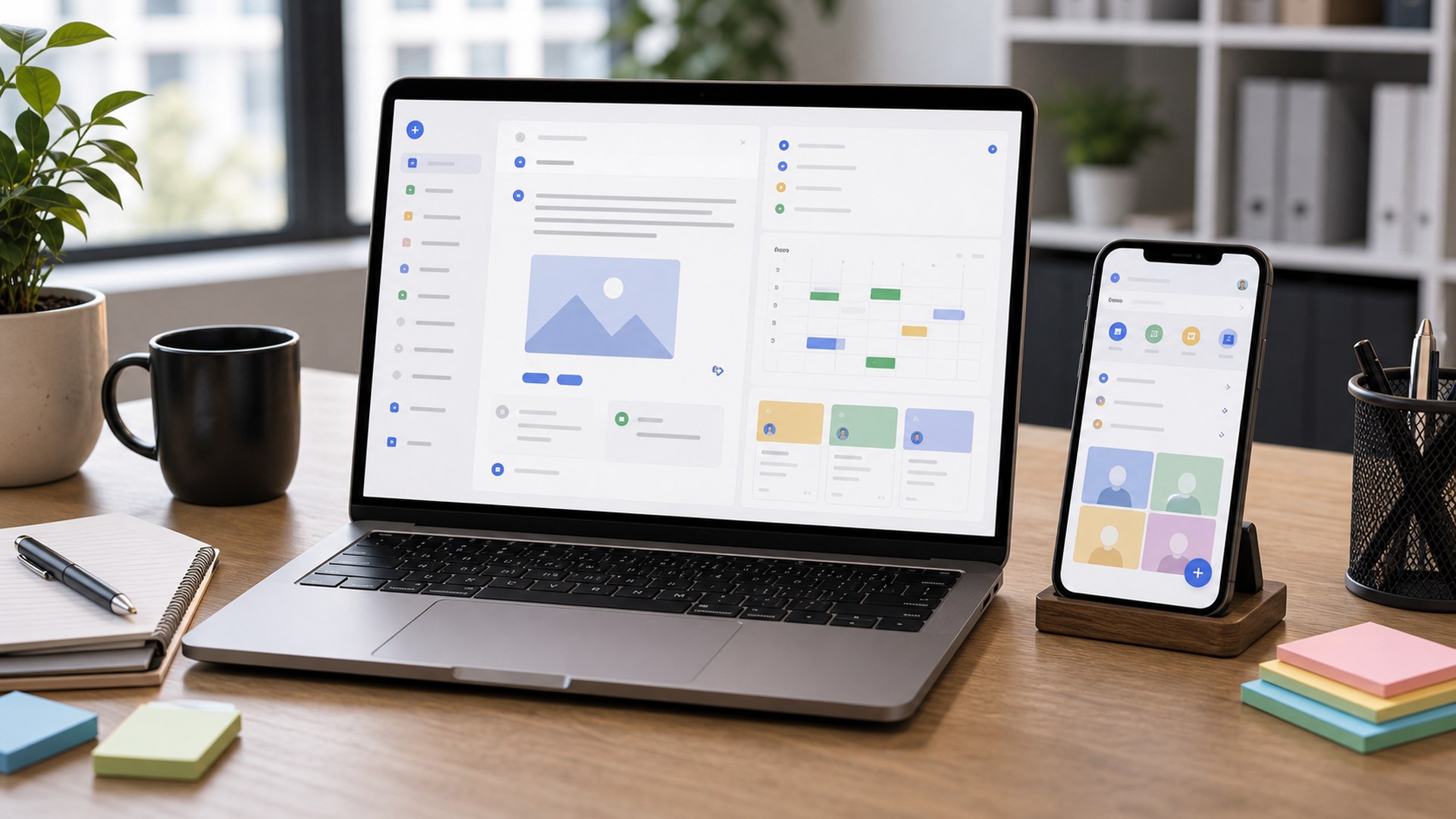 Google Workspace Business Standard shown in a premium business workspace