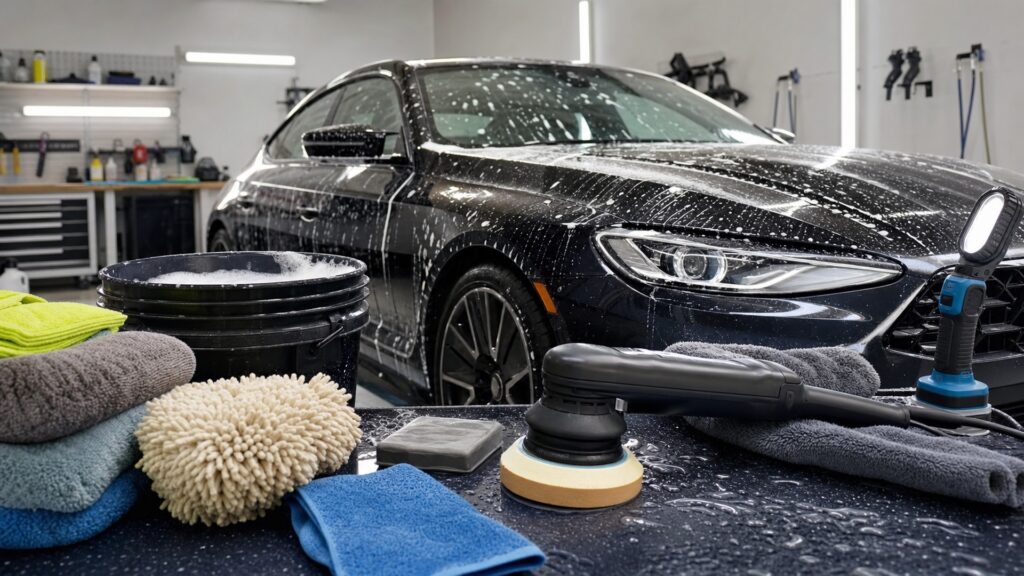 car care & detailing explainer hero image for Review Streets