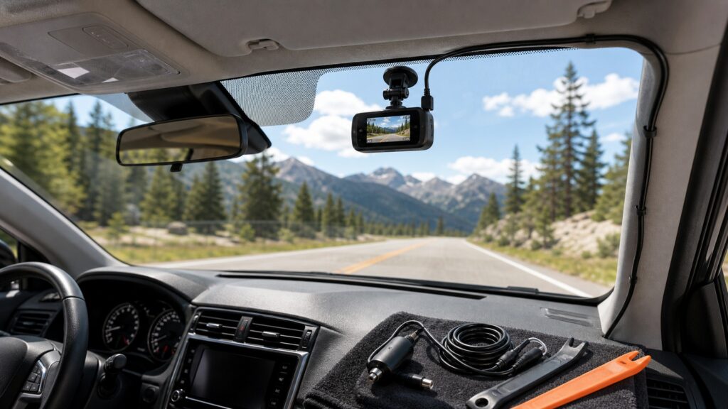dash cameras work explainer hero image for Review Streets