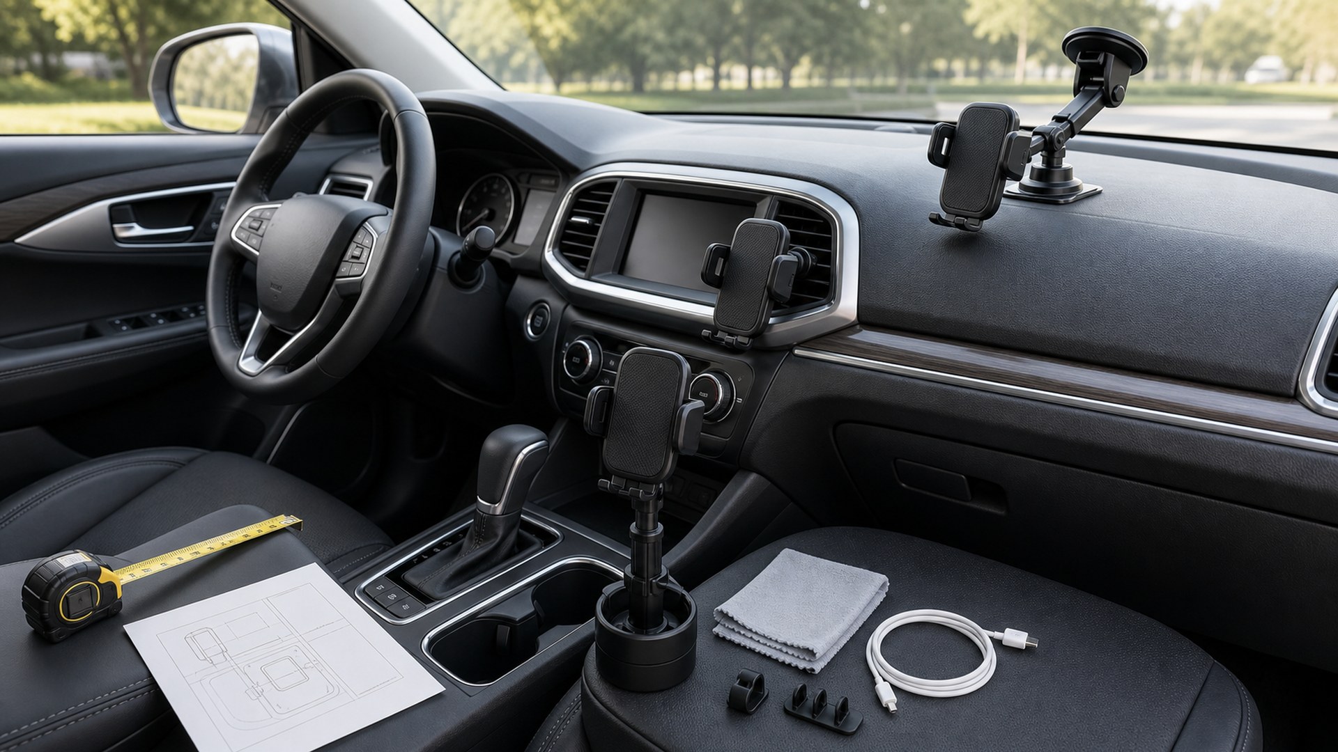 How to Choose Car Phone Mounts for Seat, Dash, and Console Layouts