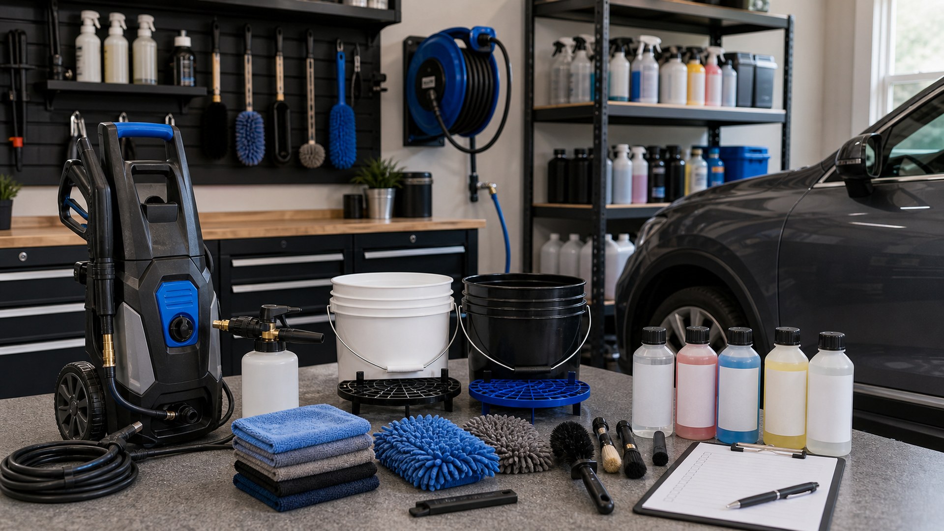How to Choose Car Wash Equipment for Garage Detailing Setups