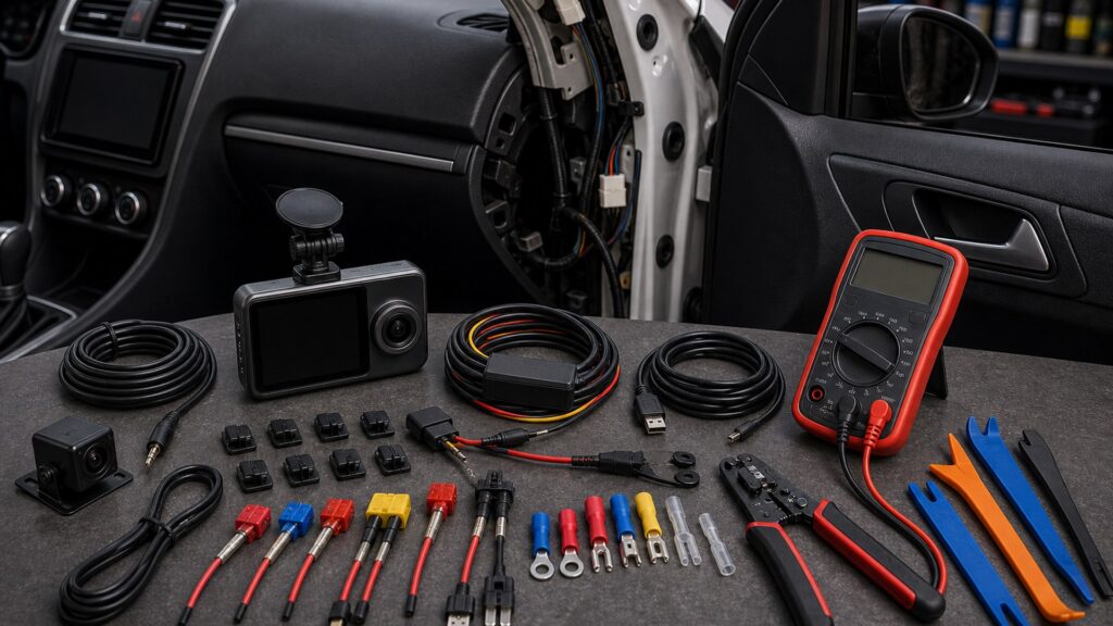 dash cameras shopping setup for installation and wiring requirements with practical vehicle-focused details
