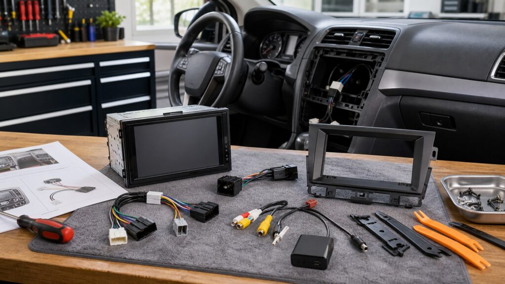 gps navigation devices shopping setup for in-dash upgrade planning with practical vehicle-focused details