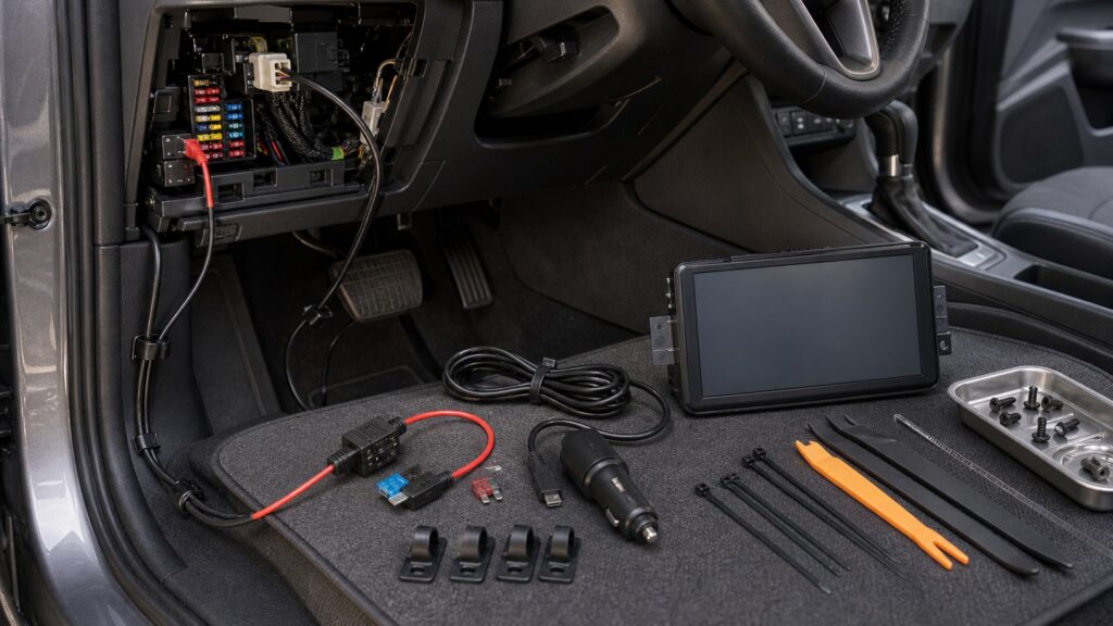 gps navigation devices shopping setup for installation and wiring requirements with practical vehicle-focused details