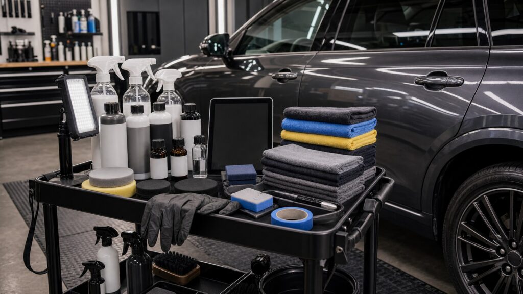 paint protection shopping setup for detailer workflow planning with practical vehicle-focused details