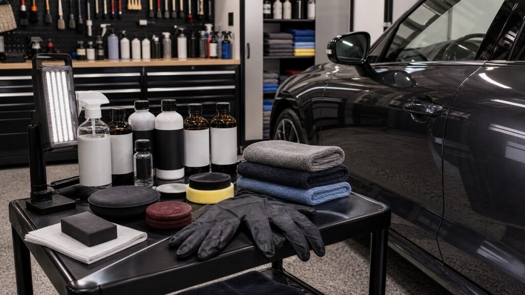paint protection shopping setup for garage detailing setups with practical vehicle-focused details
