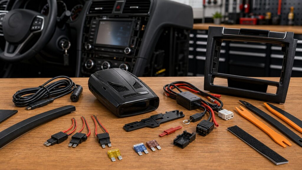 radar detectors shopping setup for in-dash upgrade planning with practical vehicle-focused details