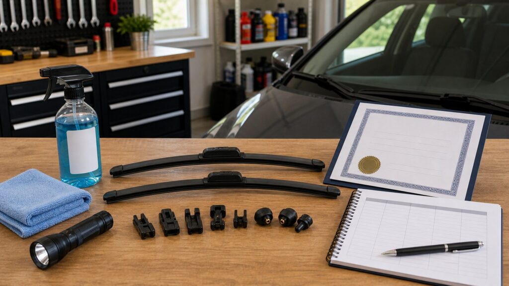 windshield components shopping setup for warranty and service life with practical vehicle-focused details