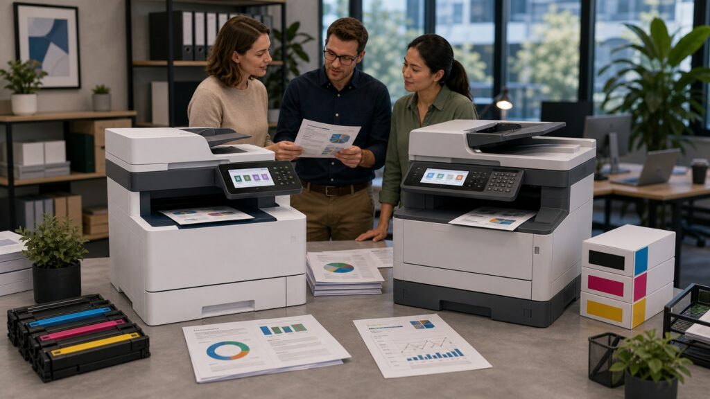 HP Color LaserJet Pro MFP 4301fdw vs Brother MFC-L8905CDW business comparison image