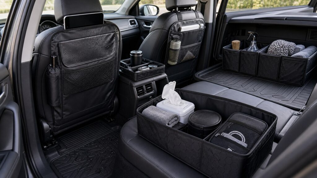 interior organization shopping setup for interior organization protection needs with practical vehicle-focused details