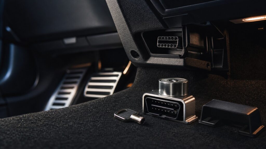 OBD Port Locks hero image for Review Streets