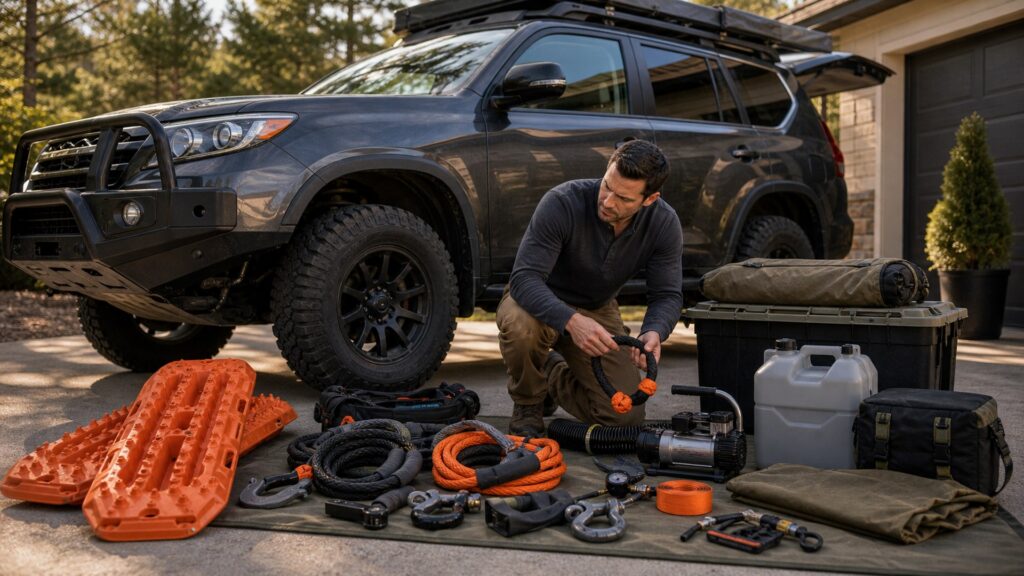 off-road & overlanding shopping setup for overall selection with practical vehicle-focused details