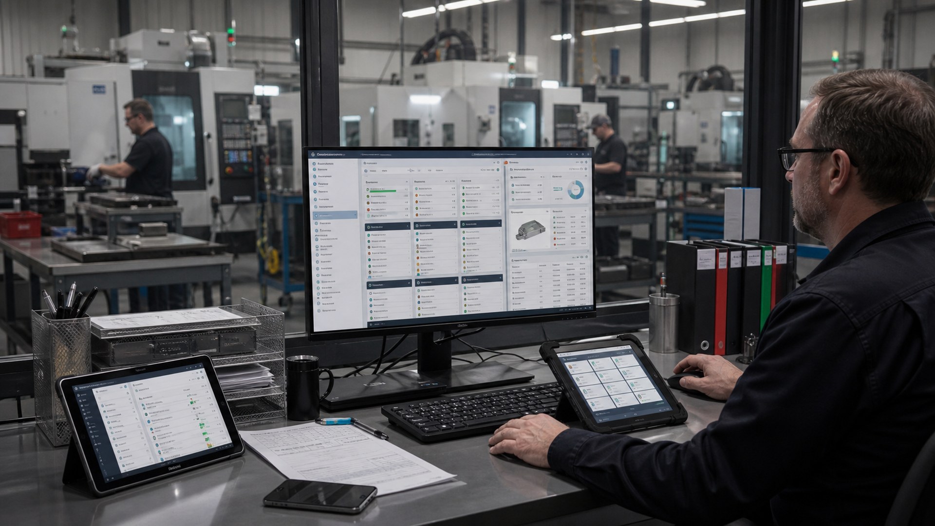 Phasio AI tool for custom manufacturers editorial software concept