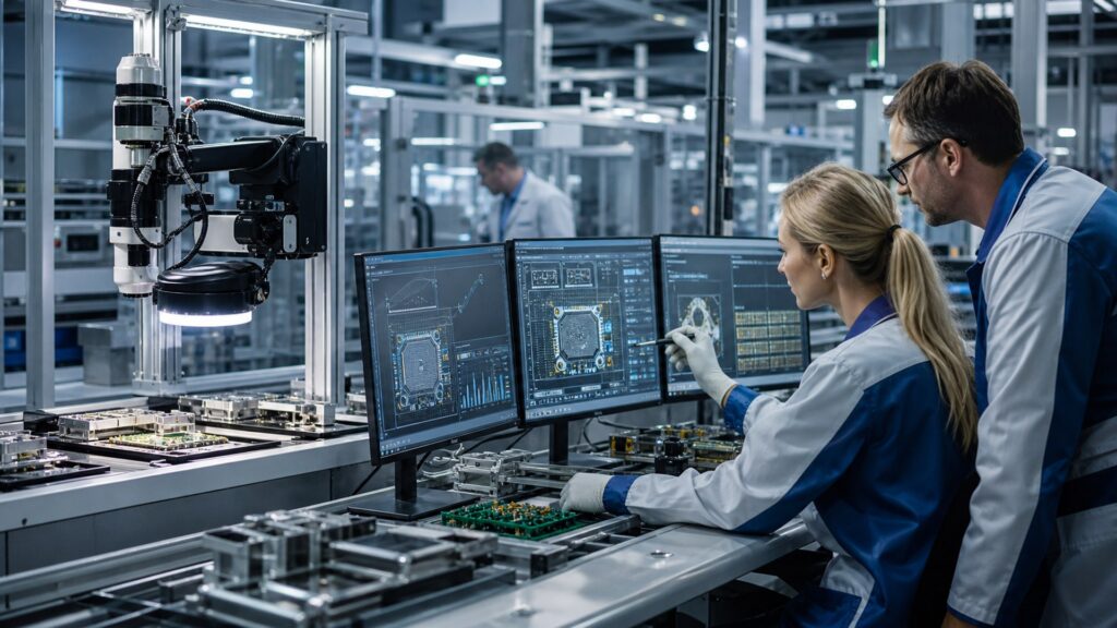 AI quality control tools monitoring manufacturing inspection data, defect detection, and production quality dashboards