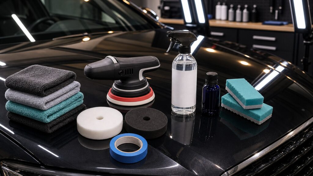polishing & paint correction shopping setup for ceramic protection planning with practical vehicle-focused details