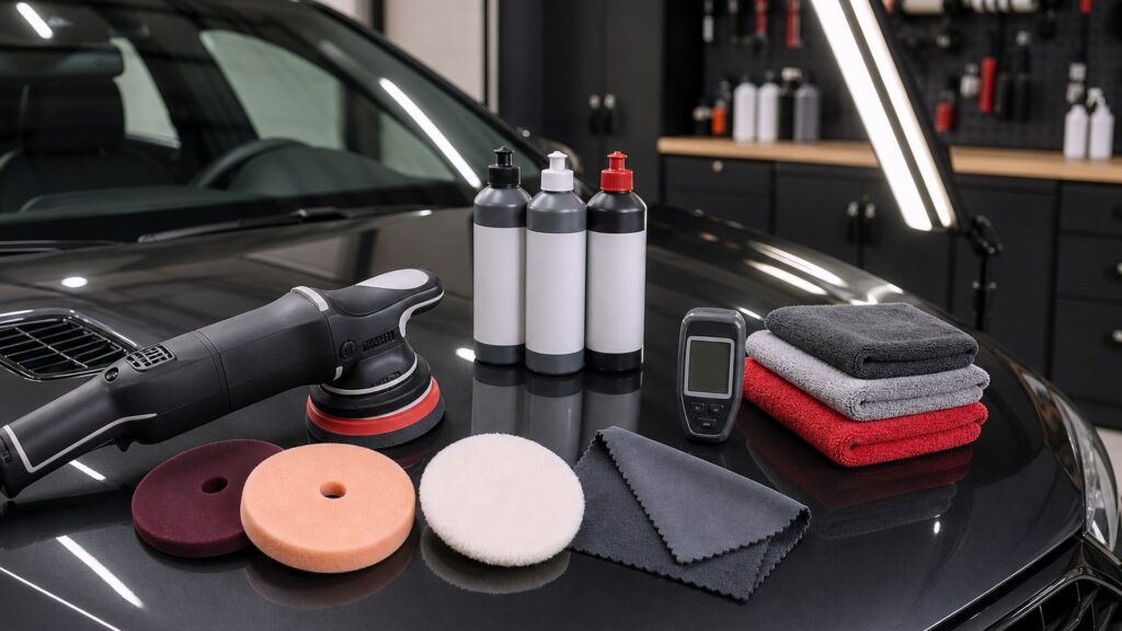 polishing & paint correction shopping setup for paint and finish care with practical vehicle-focused details