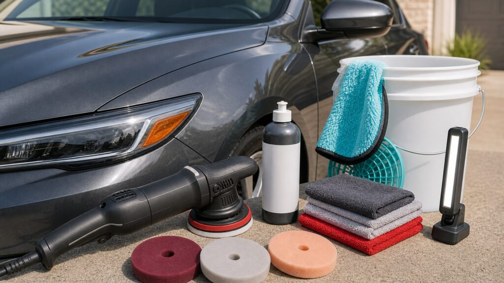 polishing & paint correction shopping setup for weekend wash routines with practical vehicle-focused details