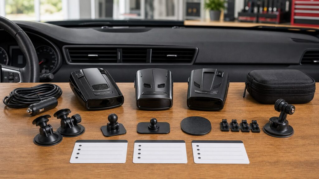 radar detectors shopping setup for overall selection with practical vehicle-focused details