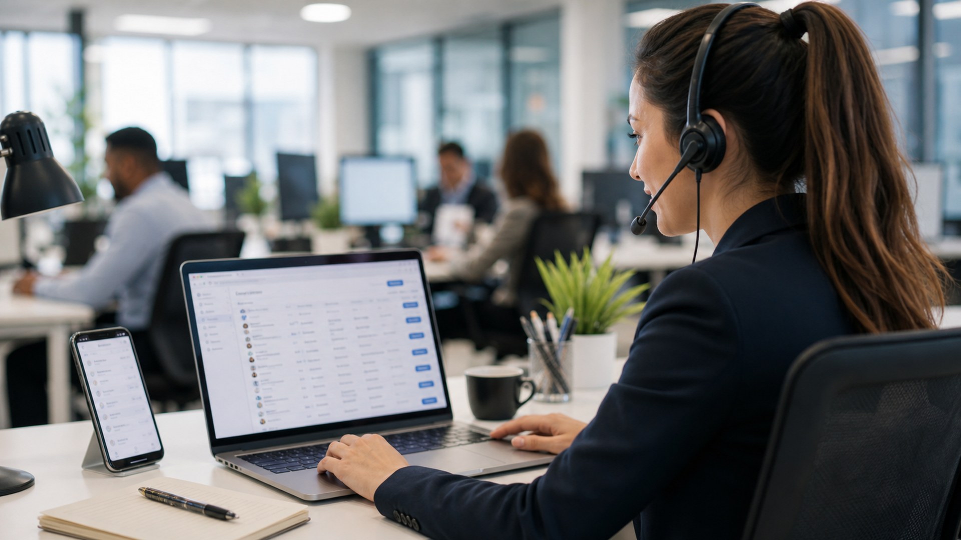 Seamless.AI AI sales prospecting software editorial interface concept
