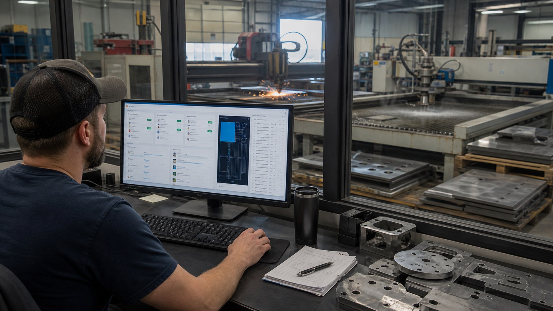 SecturaFAB AI tool for custom manufacturers editorial software concept