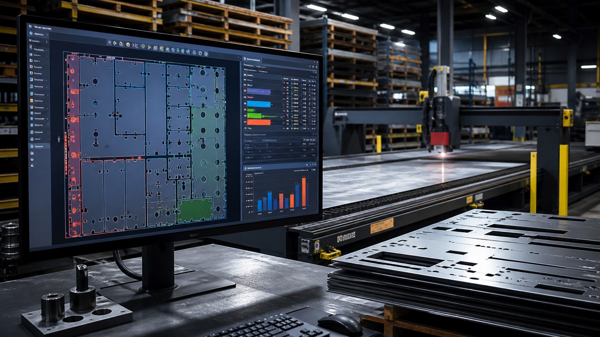 SigmaNEST AI tool for custom manufacturers editorial software concept