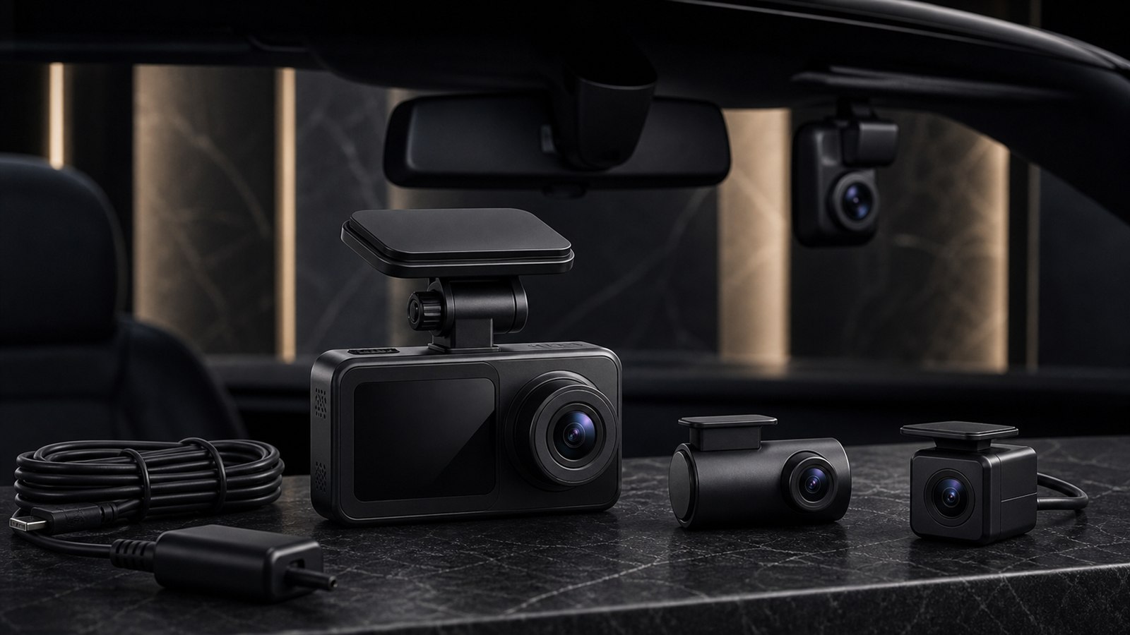 Triple-Channel Dash Cameras