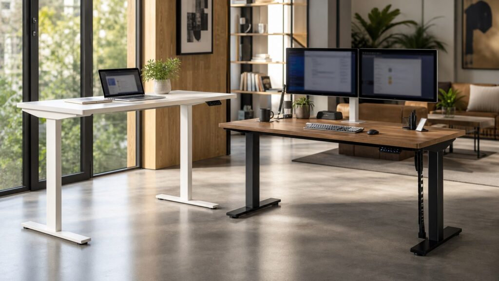 Vari Electric Standing Desk vs Uplift V2 Desk business comparison image