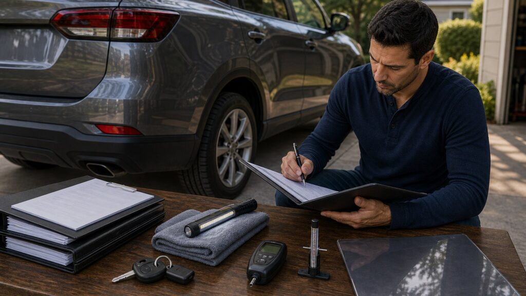 vehicles shopping setup for resale considerations with practical vehicle-focused details