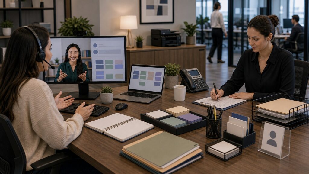 Virtual Assistants vs In-House Administrative Staff business comparison image