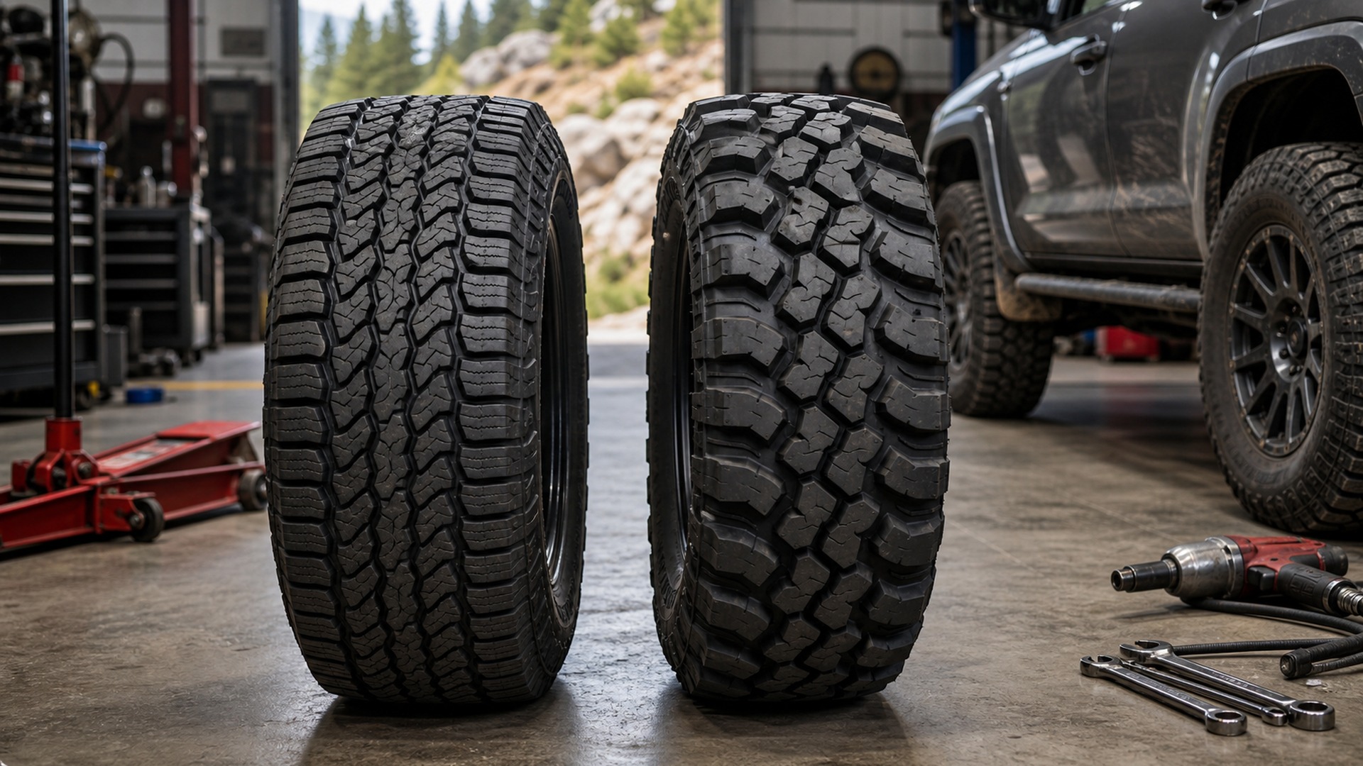 What Makes All-Terrain Tires Different from Mud-Terrain Tires