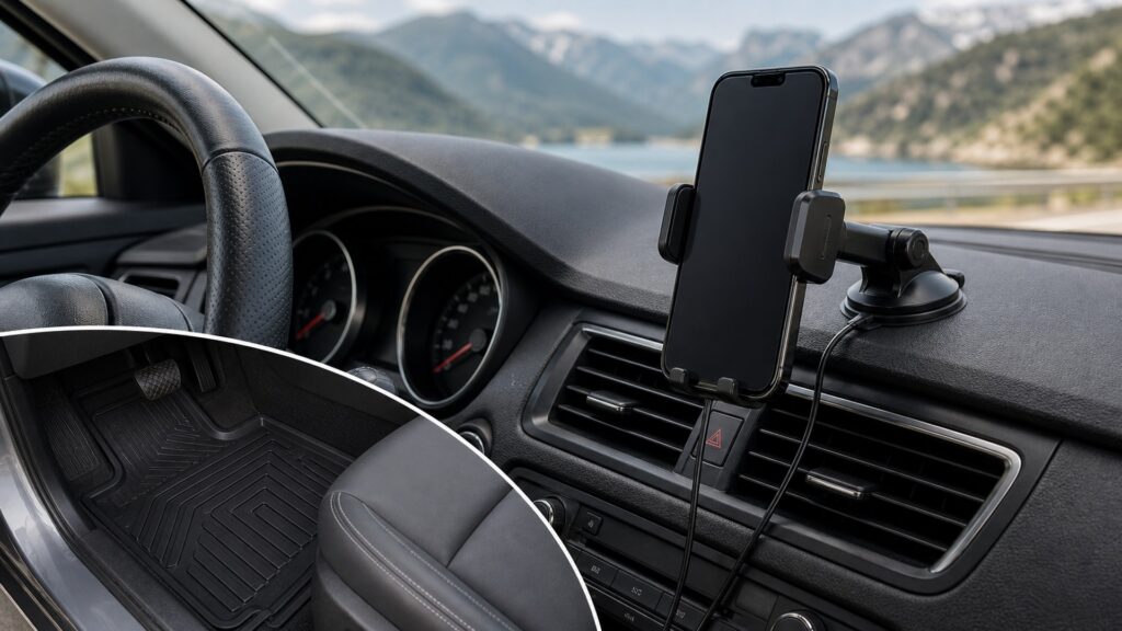car phone mounts different from floor protection explainer hero image for Review Streets