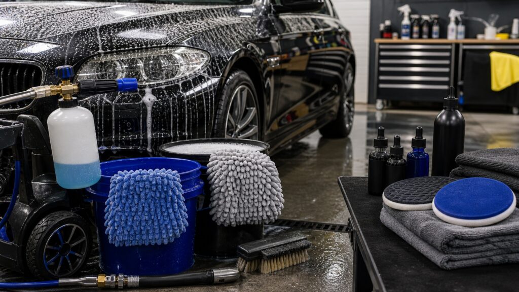 car wash equipment different from paint protection explainer hero image for Review Streets