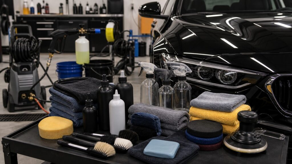detailing kits different from car wash equipment explainer hero image for Review Streets