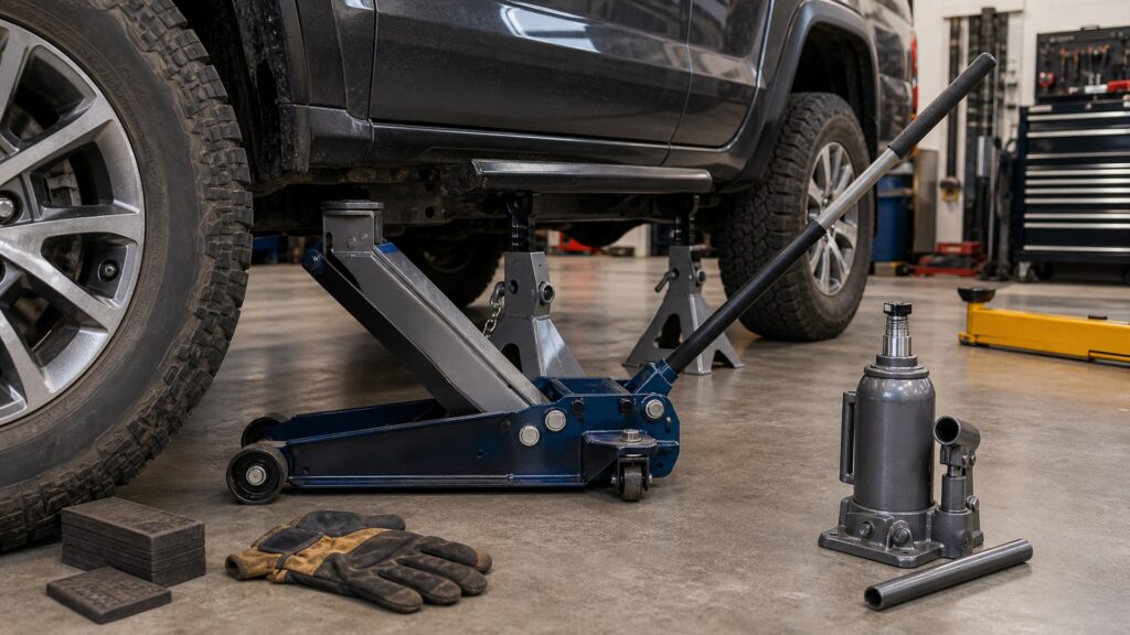 floor jacks different from bottle jacks explainer hero image for Review Streets