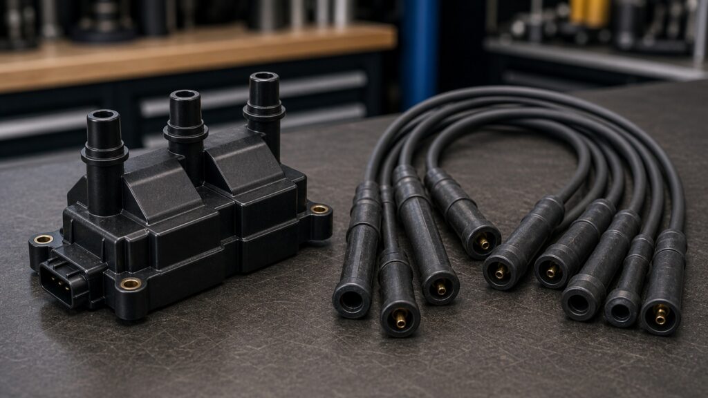 what makes ignition coils different from spark plug wires automotive replacement part explainer image