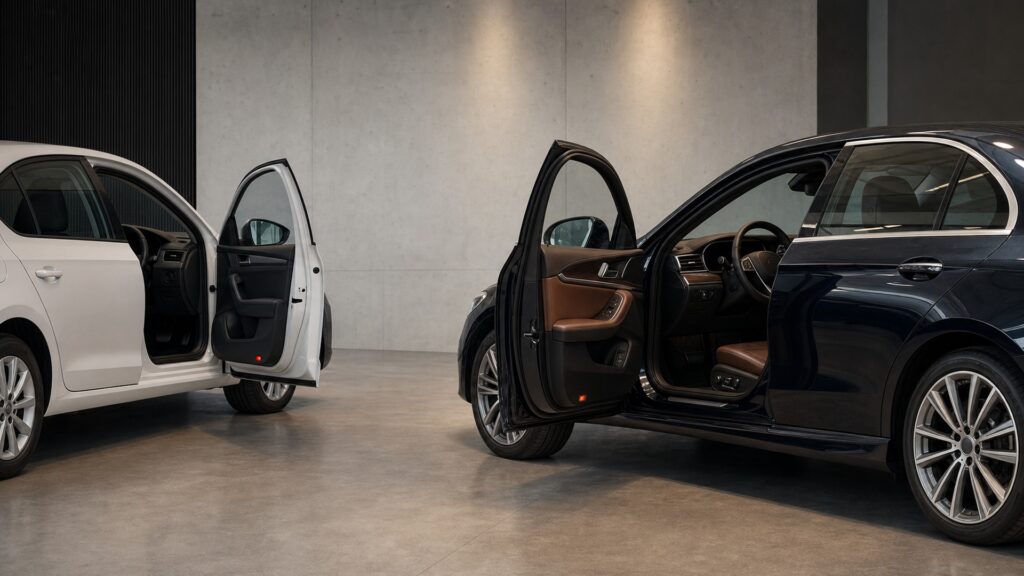 luxury autos different from non-luxury autos explainer hero image for Review Streets