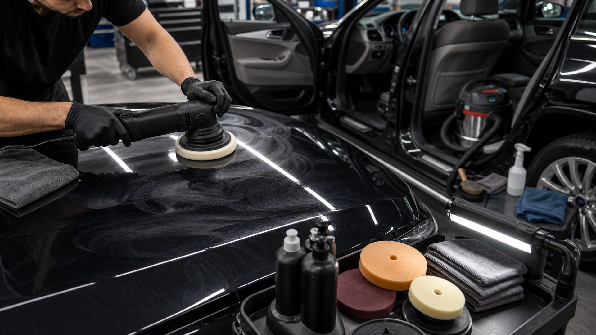 What Makes Polishing & Paint Correction Different from Interior Cleaning
